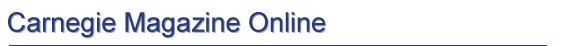 Carnegie Magazine Online
