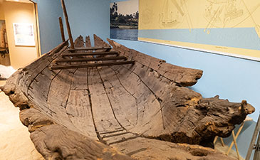 an ancient egyptian boat