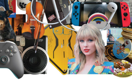 A collage of gen-z related items
