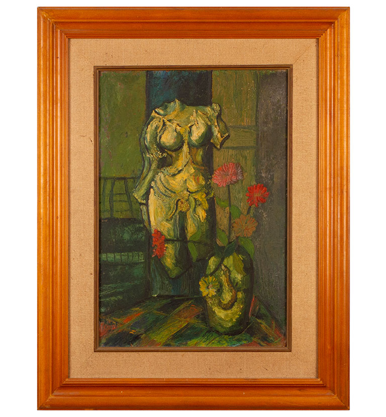 painting of a woman's torso