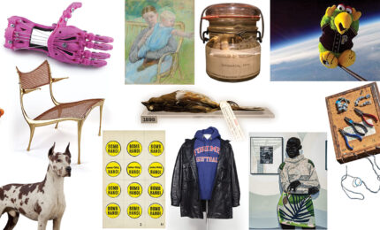 A collage of objects from the Museum collections