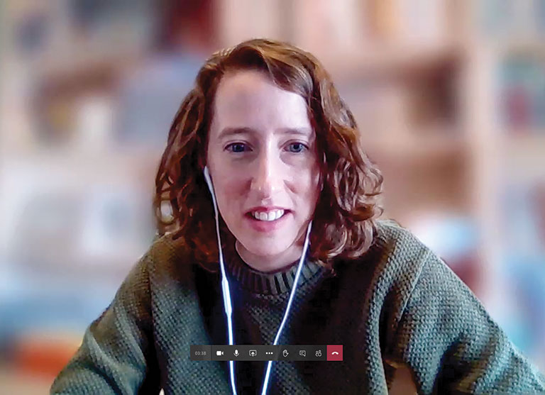 A portrait of educator, Jen Miller