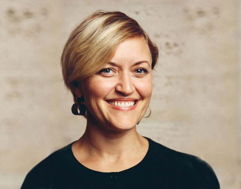 A portrait of Gretchen Baker