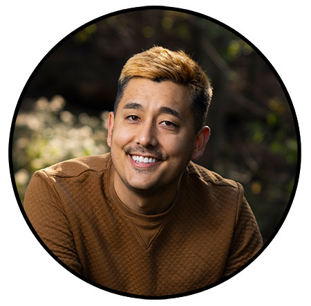 A portrait of Taiji Nelson