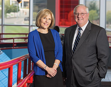 Portrait of the 2 Carnegie SCience Center's co-directors