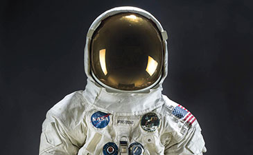 Spacesuit worn by Neil Armstrong