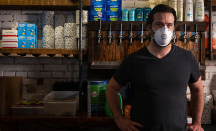 photo of Don Mahaney in Scratch Food & Beverage in the Troy Hill neighborhood of Pittsburgh.