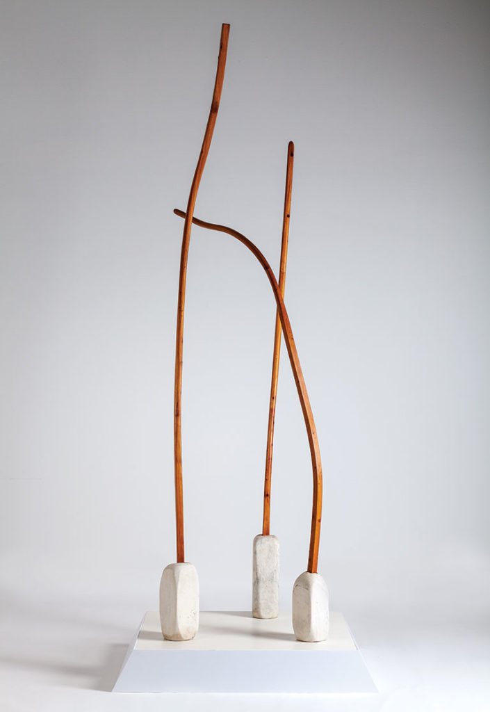 Wooden sculpture by Thad Mosely