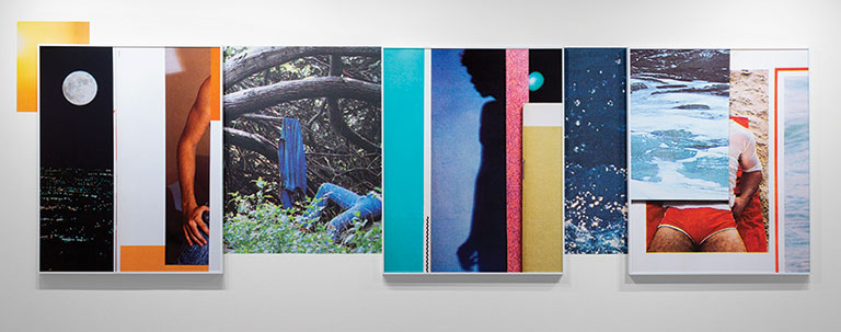 Installation view of Pacifico Salino's artwork