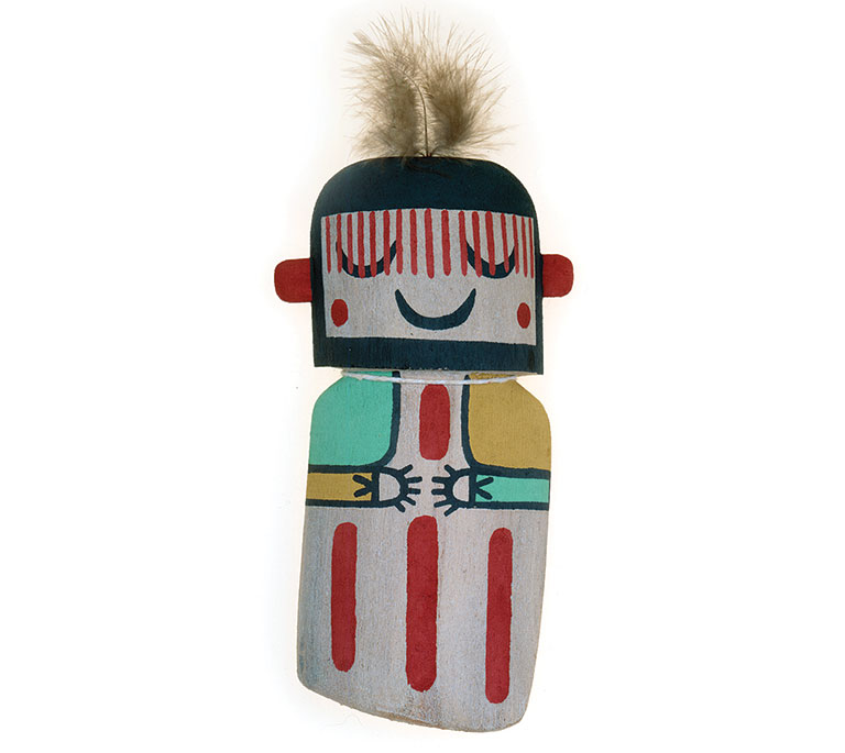 colorful native american doll