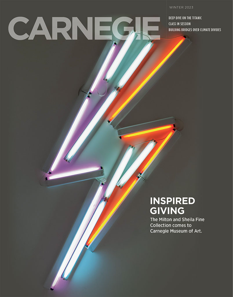 Cover of Carnegie magazine winter 2023 issue