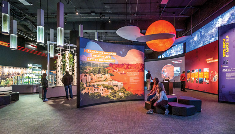 The Mars exhibit at the Carnegie Science Center